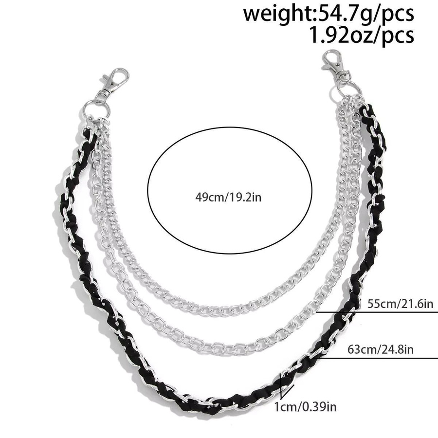 IngeSight.Z Schlüsselbund Metall Kette, Multilayer - Bild 3
