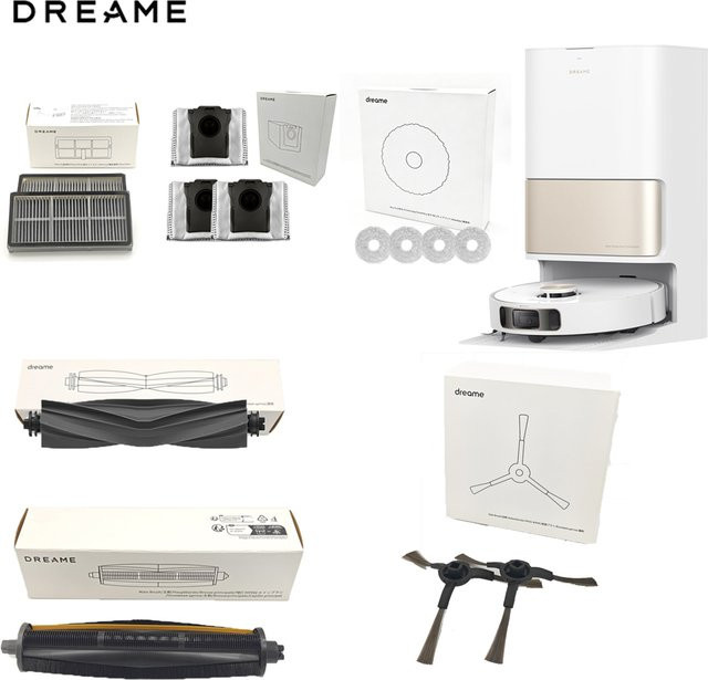 Dreame L10s Pro Ultra Heat Zubehör Set mit Seitenbürsten, Gummi-Hauptbürsten, Filtern, Mopps und Staubbeuteln passend für Mova E30 Ultra - Bild 1