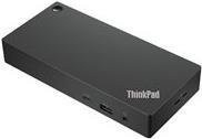 Lenovo Notebook-Dockingstation und Portreplikator 40AY0090UK in Schwarz mit USB-C, HDMI und DisplayPort für 4K UHD - Bild 1