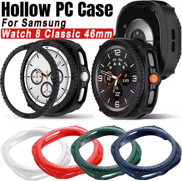 Samsung Galaxy Watch 8 Classic 46 mm Smartwatch Cover, TPU, Schwarz - Bild 1