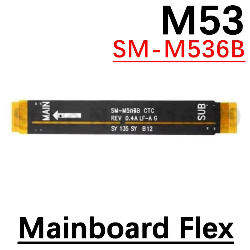 Samsung Flex-Kabel für USB-Ladeport und Motherboard passend für Galaxy M53, M33, M23, M13 (Modelle M536B, M336B, M236B, M135F) - Bild 2
