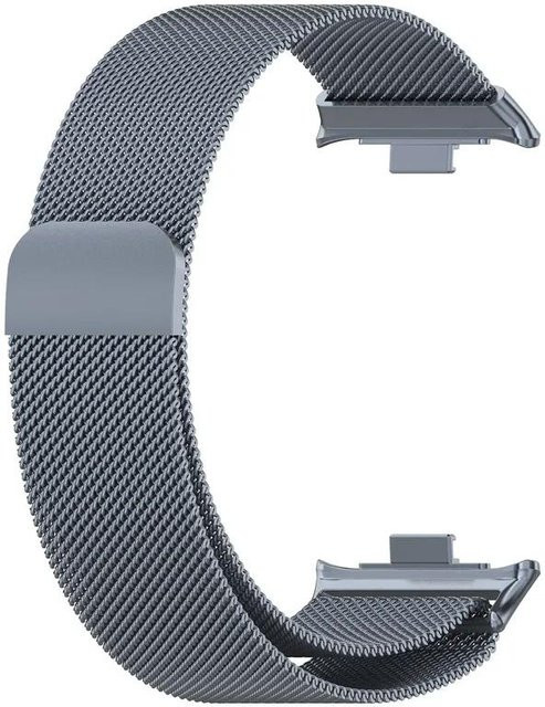 Foucsontop Uhrenarmband Edelstahl, Milanese Loop, grau, Unisex - Bild 1