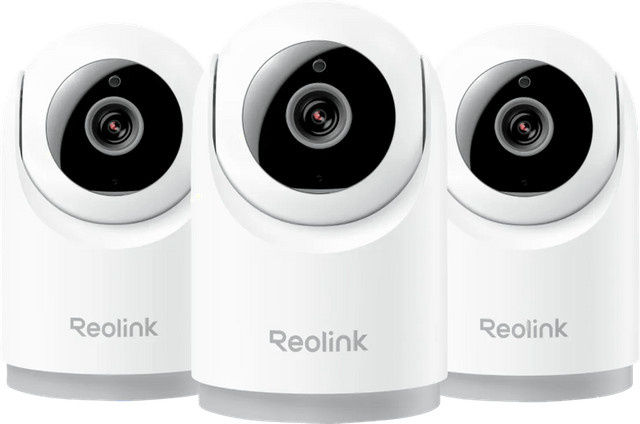 Reolink E331 Wi-Fi Überwachungskamera 3er-Pack in Weiß - Bild 1