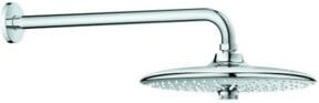 Grohe Kopfbrauseset Euphoria 260 in Chrom, Rund, mit 3 Strahlarten und 38 cm Arm, inklusive Rain- und Jet-Funktion sowie Anti-Kalk-Beschichtung - Bild 1