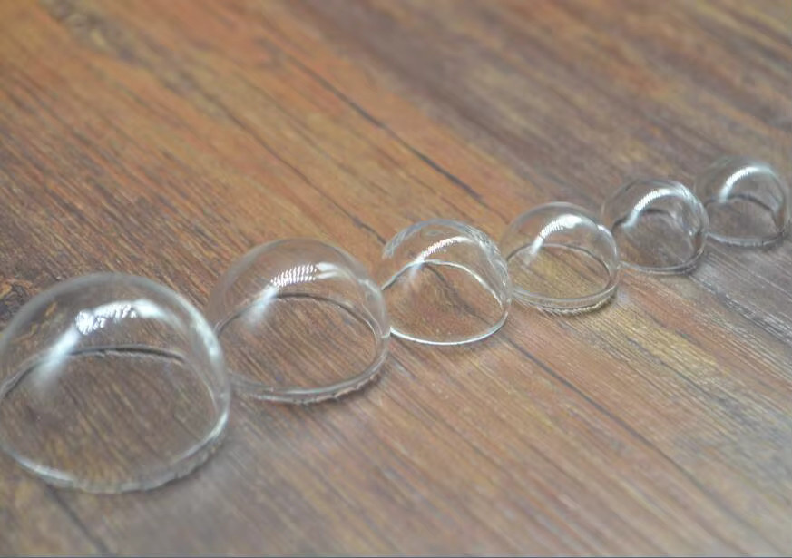 ZLSZZAN Anhänger, Halbkugel-Glaskuppel, Glasfläschchen, 8-30mm, 10 Stück/Set - Bild 2