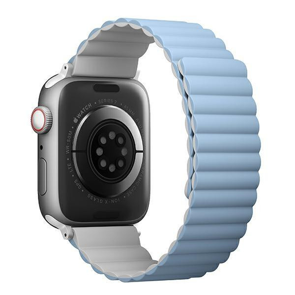 UNIQ Reversible Magnetic Armband für Apple Watch 42mm in Weiß und Blau - Bild 4