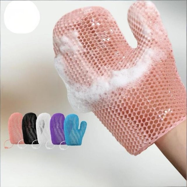 SUSU Honigwaben-TPU-Peeling-Duschhandschuh, Unisex - Bild 1