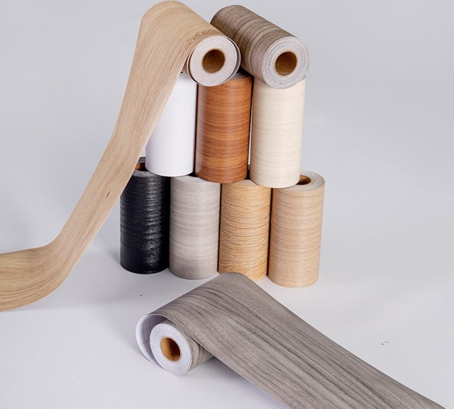 Selbstklebendes Klebeband mit Holzmaserung in Braun, wasserfestes Dekorband für Möbel und Türrahmen, Breite: 8 cm, Länge: 5 m - Bild 1