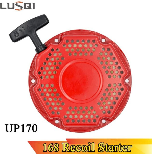 LUSQI Rückstoßstarter in Rot für Unitedpower UP170 Wasserpumpenmotor und Generator Ersatzteil - Bild 1