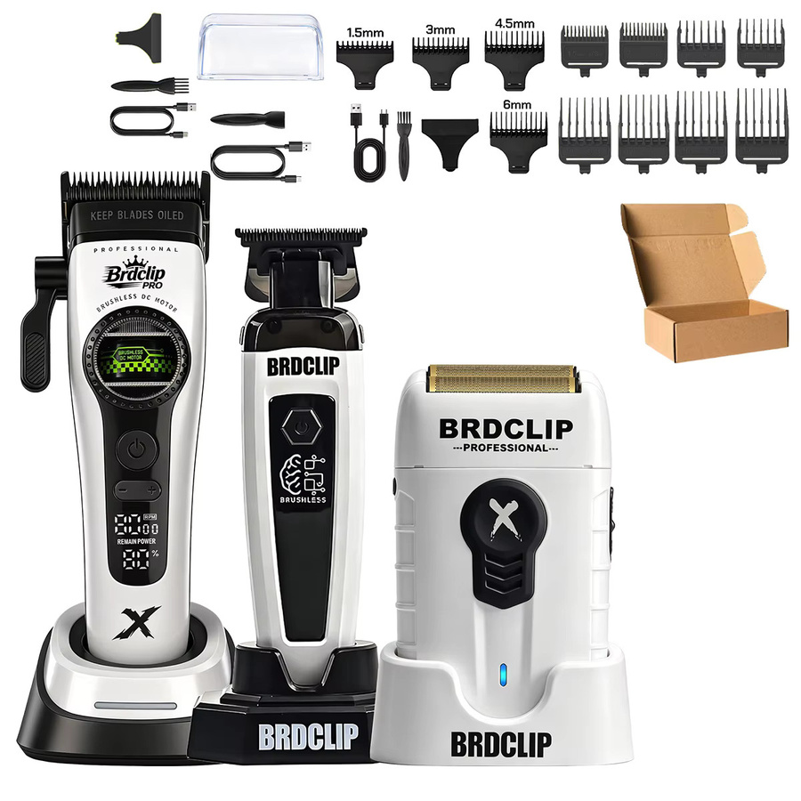 BRDCLIP Haarschneider Set für Herren mit DLC-Klinge - Bild 3