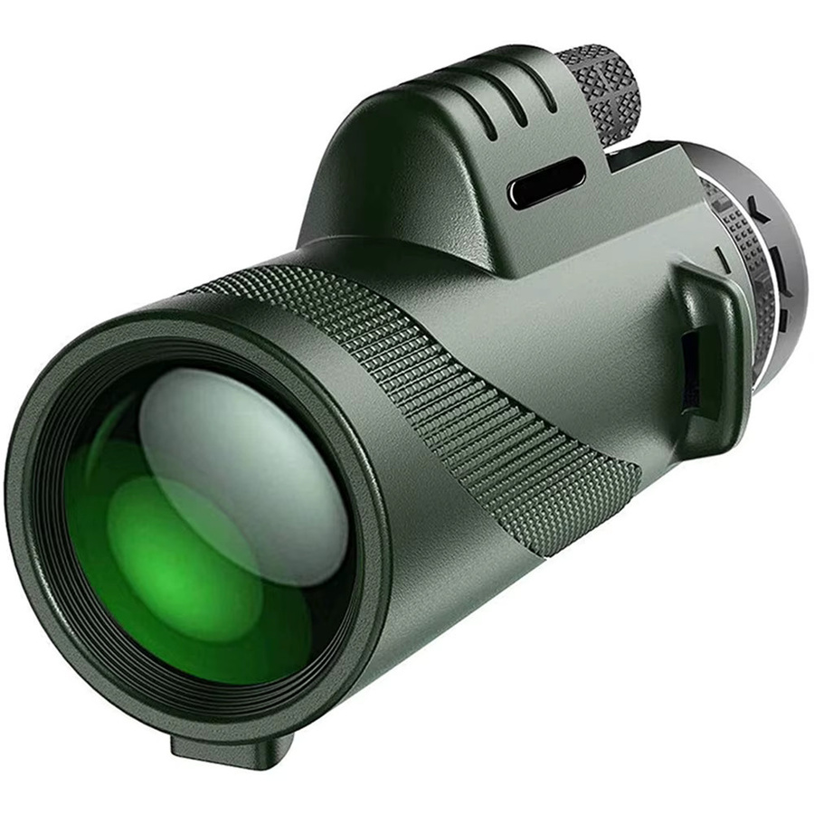APEXEL Monokular-Teleskop mit FMC-Optik für Vogelbeobachtung und Reisen in Schwarz und Grün, B/H: 80 x 100 mm - Bild 3