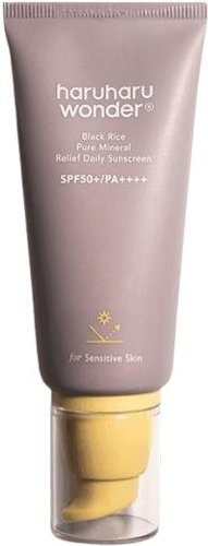 Haruharu Wonder Black Rice Pure Mineral Relief Daily Sunscreen, LSF 50+, 50 ml - Bild 1
