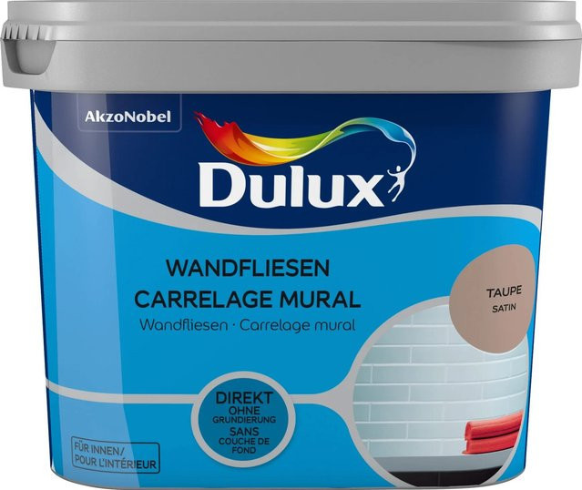 Dulux Fresh Up Wandfliesenlack Satin Taupe Beige 0,75 l - Bild 1