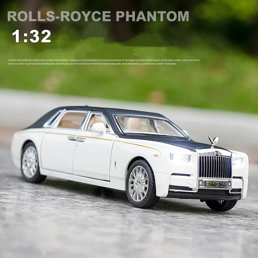 Maisto Rolls-Royce Phantom, Modellauto, 1:32, Metall, mit Sound und Licht - Bild 1