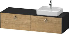 Duravit Waschtischunterschrank White Tulip in White, B/T: 160 x 55 cm - Bild 1