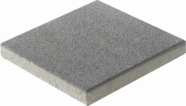 Terrassenplatte Vicenza Anthrazit in Steinoptik, B/T/H: 40 x 40 x 5 cm - Bild 1