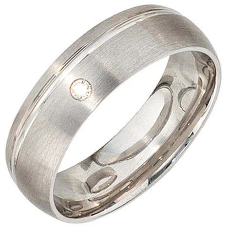 Colfem Partner Ring 925 Silber, Zirkonia, Unisex, Ringgröße 50 - Bild 1