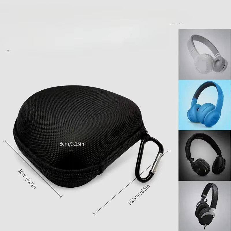 Marshall Hartschalen-Tragetasche für Major 4 3 2 Wireless-Kopfhörer in Schwarz mit Karabiner - Bild 2