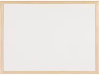Bi-office Whiteboard Basic in Weiß und Braun mit Stahl- und Holzrahmen, Breite: 60 cm, Höhe: 45 cm, Tiefe: 45 cm - Bild 1