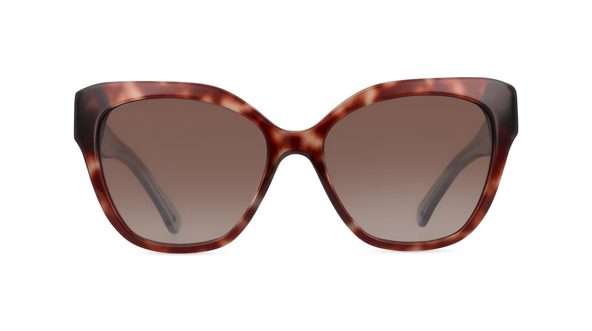 Kate Spade SAVANNA/G/S Sonnenbrille, Vollrand, Oval, Acetat, braun, Damen - Bild 1