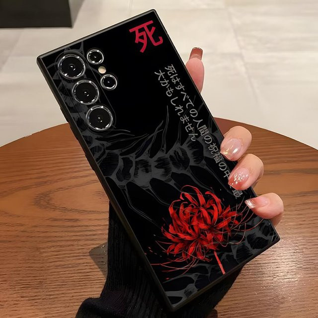 Anime Tokyo Ghoul Handyhülle für Samsung Galaxy S26 S25 S24 Ultra S23 S22 S21 S20 Plus A54 A34 A53 A16 in Schwarz - Bild 1