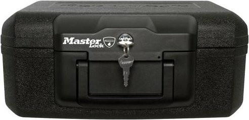 Master Lock L1200 Sicherheitskassette Feuerbeständig Schwarz mit Flachschlüssel B/T/H: 30,5 x 19,1 x 8,9 cm - Bild 2