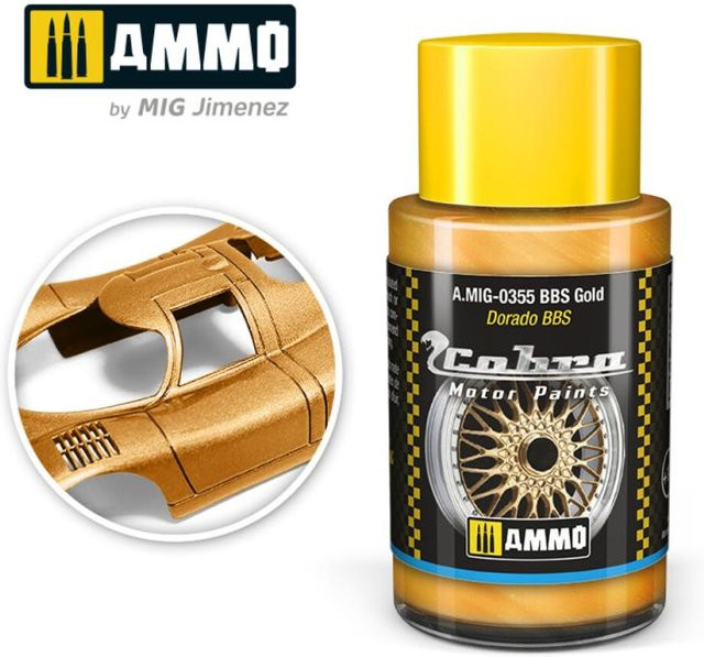 AMMO by MIG Jimenez Cobra Motor BBS Gold - Bild 1