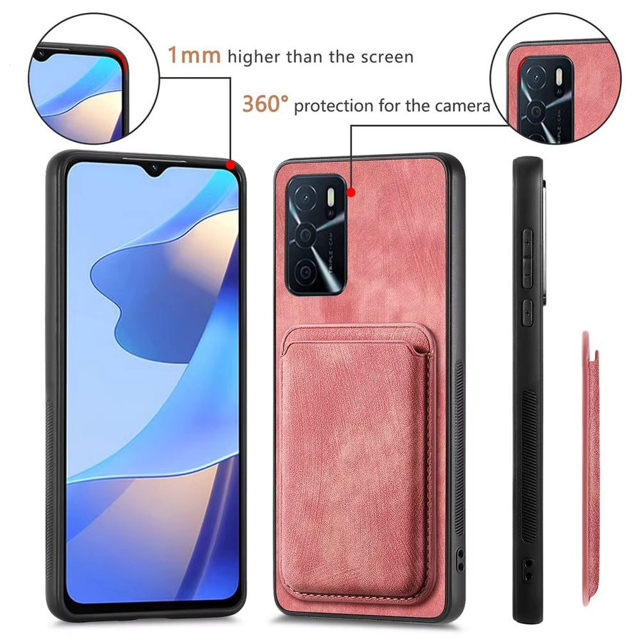 2-in-1 abnehmbare Leder-Kartenhülle für OPPO Find X9 Ultra 5G, Find X9 Pro, Find X9s und X8 Pro, Magnet Etui in Braun - Bild 2