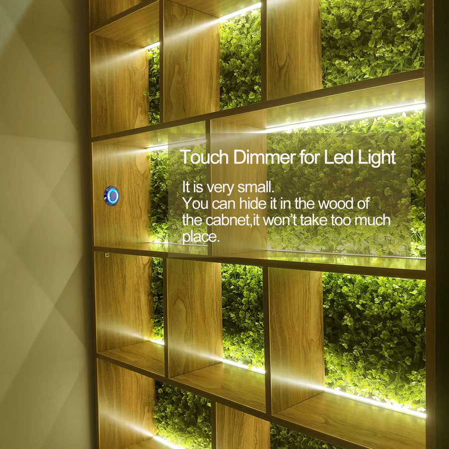 HAMRVL LED Dimmer Touch Schalter für LED Streifen, stufenlos dimmbarer Controller für DC 5V - 24V - Bild 3