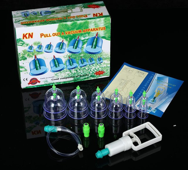 Hijama Schröpfen Kit, 12er Set, transparent, Unisex - Bild 1