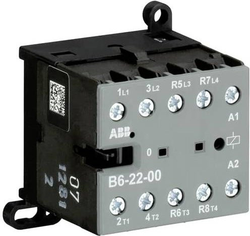 ABB B6-22-00-85 Kleinschütz in Grau mit 2 Schließern und 2 Öffnern für 4kW - Bild 1