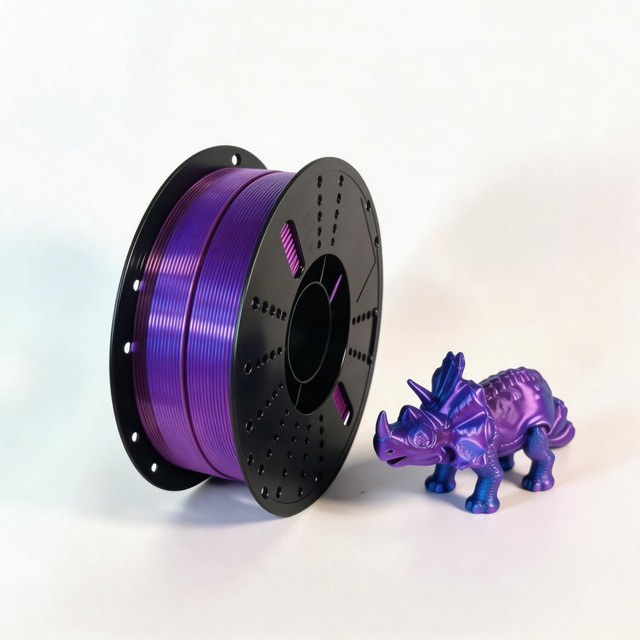 Filajoy3D Seiden-PLA-Filament 1,75mm Zweifarbig Blau-Lila-Rot 1kg für FDM 3D-Drucker - Bild 1