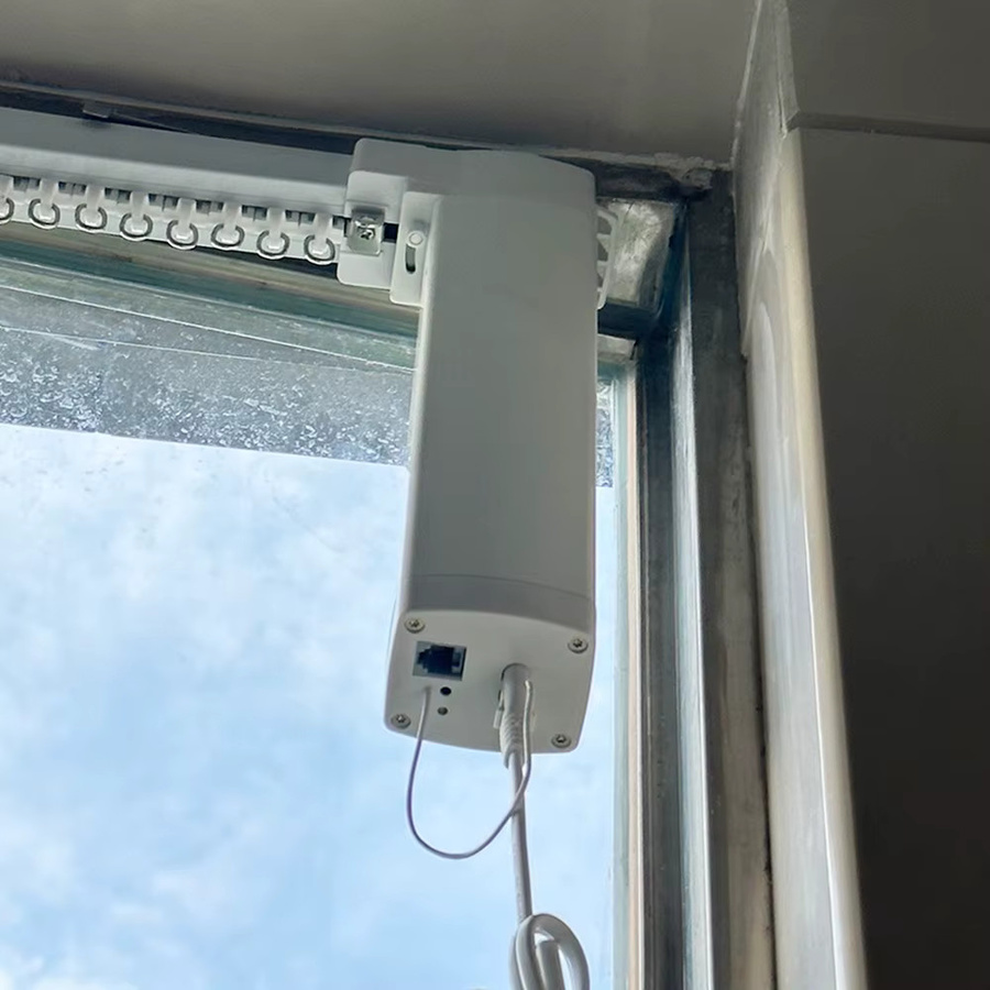 Tuya Smart Elektrischer Vorhangmotor mit Zigbee und WiFi, RF-Fernbedienung, kompatibel mit Alexa, Google Home und Siri - Bild 3