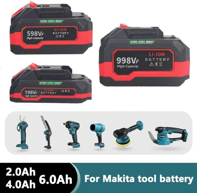 Makita Lithium-Ionen Akku für elektrische Werkzeuge kompatibel mit BL1850 und BL1840 (18V/21V) - Bild 1