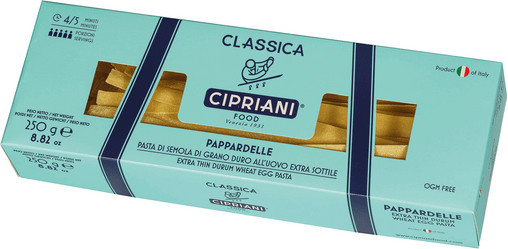 Cipriani Bandnudeln Hartweizen 250 g - Bild 1