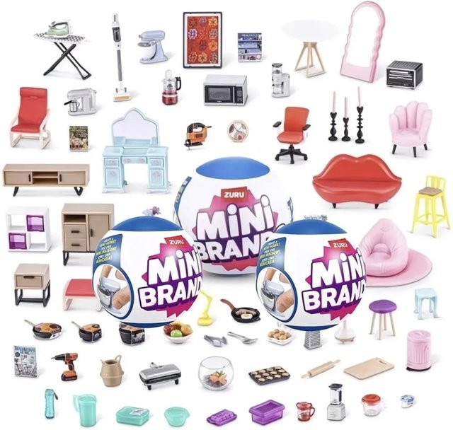 ZURU Mini Brands 5 Surprise Blind Ball, Miniatur-Sammelfiguren - Bild 1
