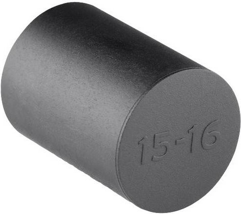HellermannTyton Blindtülle VP_15-16_Blindplug-PL-BK aus halogenfreiem Kunststoff in Schwarz - Bild 1