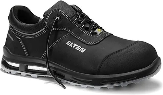 Elten Sicherheitshalbschuh Reaction XXT Low ESD S3 aus Rindleder, schwarz/grau, Größe 41 - Bild 1