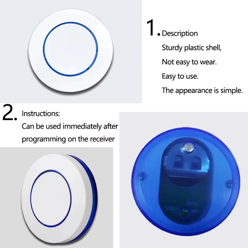 Szaoju Smart Switch Mini Round Panel Switch in Weiß mit Tuya App und WLAN-Unterstützung für Alexa und Google Assistant - Bild 4