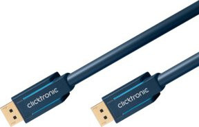 Clicktronic DisplayPort Kabel Blau, Länge: 5 m - Bild 1