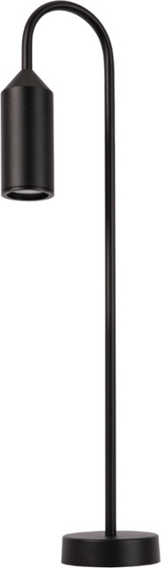 LUXULA LED Wegeleuchte in Schwarz mit Erdspieß aus Aluminium für Garten und Terrasse, IP54, GU10 - Bild 1