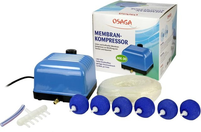 OSAGA Teichbelüftungs Set MK-30 aus Aluminium und Kunststoff - Bild 1