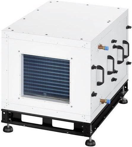 Helios Kühlregister Kaltwasser AIR1-KR KW RH 9500 R in Weiß und Edelstahl - Bild 1