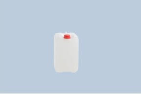 Hünersdorff Industrie-Kanister aus Kunststoff, 10 l, transparent/weiß, B/T/H: 19,2 x 23,2 x 30,6 cm - Bild 1