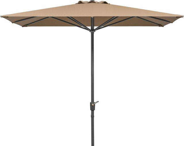 Schneider Marktschirm Beige mit Kurbelmechanik aus Aluminium und Polyester-Gewebe B/T/H: 270 x 270 x 250 cm - Bild 1