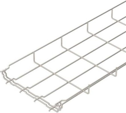 OBO Bettermann Gitterrinne 6000090 in Silber, B/H/L: 20,0 x 3,5 x 300 cm - Bild 1
