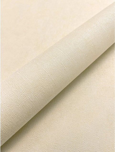 Newroom Vliestapete Co. 02 Cream in Beige, moderne Unifarbe mit Satin-Glanz, FSC-zertifiziert - Bild 1