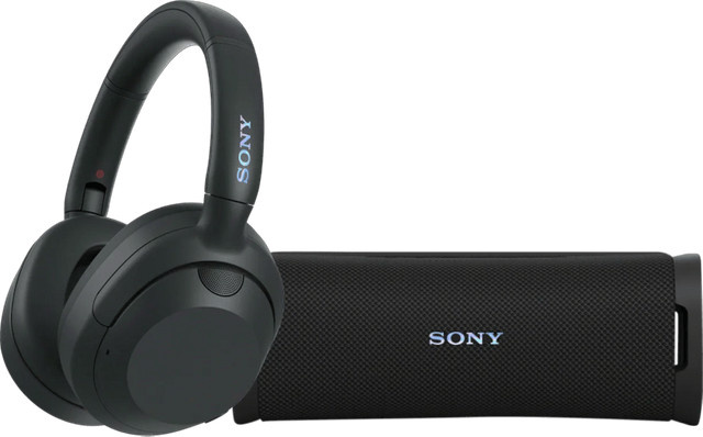 Sony ULT Wear Kopfhörer und Sony ULT Field 1 Bluetooth Lautsprecher in Schwarz - Bild 1