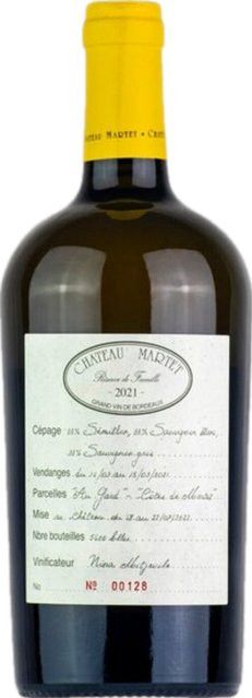 Château Martet Réserve de Famille Blanc, Weißwein, Semillón, 2021, Sainte-Foy-Bordeaux, trocken, 0,75 l - Bild 1