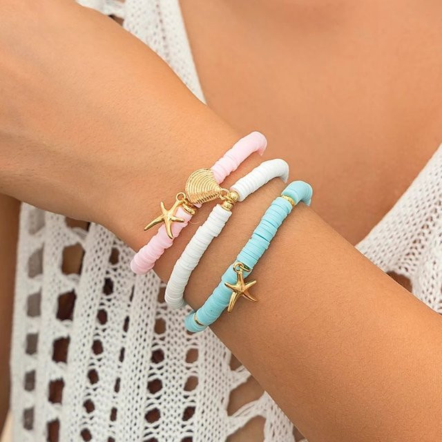 Shixin Schmuck-Set, Armband, Keramik, Bunt, Damen - Bild 1